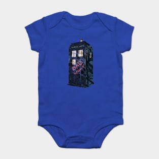 Doctor Who Bad Wolf Tardis Baby Bodysuit